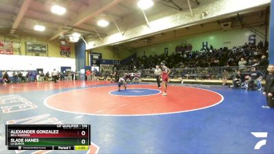 106 lbs Cons. Round 2 - Slade Hanes, La Quinta vs Alexander Gonzalez, Bell Gardens