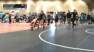 215 lbs Cons. Quarters - Nolan McCarthy, Wyoming Seminary vs Bradyn Linder