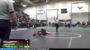 220 lbs Quarterfinals (8 Team) - Christian Nash, Millard South vs Cole D. Haberman, Omaha Westside