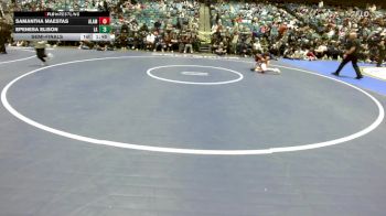120 lbs Semifinal - Samantha Maestas, Alamosa vs Epenesa Elison, Los Altos