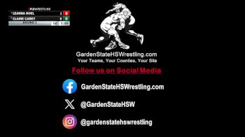 Girls-138 lbs Round 2 - Leanna Noel, Nick`s Knights vs Claire Carey, Wilson`s Wildcats