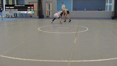 157 lbs Champ. Round 2 - Toby West, Cowley College vs Ethan Sinclair, Northeastern Junior College