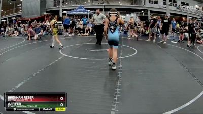 88 lbs Round 7 (8 Team) - Brennan Reber, Buffalo Valley WC vs AJ Pifer, Dynasty National Team