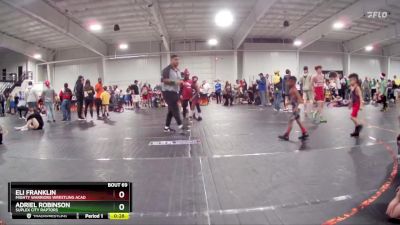 45 lbs 1st Place Match - Eli Franklin, Mighty Warriors Wrestling Acad vs Adriel Robinson, Suplex City Raptors