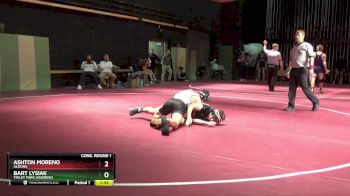 145 lbs Cons. Round 1 - Bart Lysiak, Tinley Park (Andrew) vs Ashton Moreno, Algona