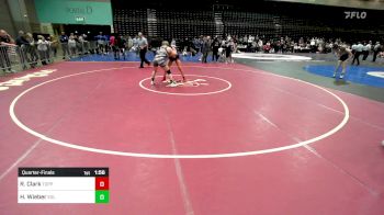 145 lbs Quarterfinal - Ruby Clark, Toppenish vs Holland Wieber, Eagle