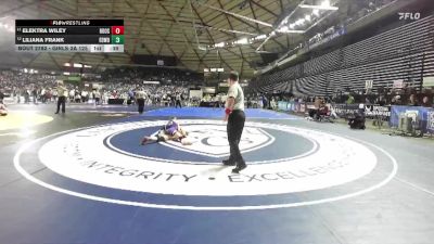 Girls 3A 125 lbs 7th Place Match - Elektra Wiley, Roosevelt (Girls) vs Liliana Frank, Edmonds-Woodway (Girls)