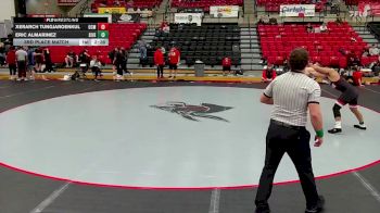 157 lbs 3rd Place Match - Eric Almarinez, SIU Edwardsville vs Xerarch Tungjaroenkul, Central Missouri