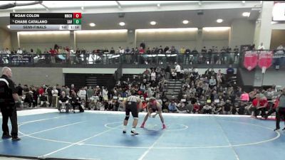 190 lbs Semifinal - Noah Colon, Manchester vs Chase Catalano, Xavier