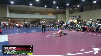 90 lbs Round 3 (6 Team) - Mason Mattevi, Gulf Coast WC vs Noah Donahey, Alabama Hammers