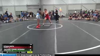 170 lbs Placement Matches (8 Team) - Ethan Smith, Indiana vs Zachary-Daniel McKnight, Georgia Blue
