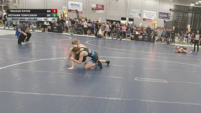 135 lbs Cons. Rd Of 16 - Reagan Eaton, Nebraska Wrestling Academy vs BethAnn Templeman, Grandview Wrestling Club