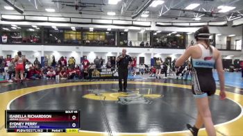 145 lbs Quarterfinal - Isabella Richardson, Adrian College vs Sydney Perry, North Central College