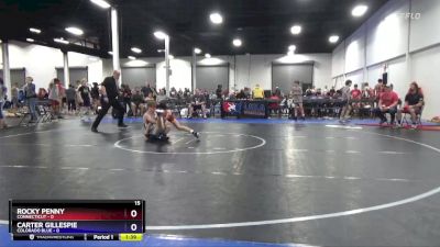 130 lbs Round 3 (8 Team) - Rocky Penny, Connecticut vs Carter Gillespie, Colorado Blue