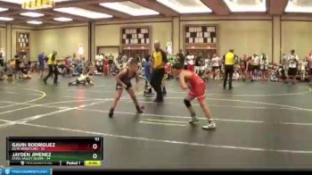 92 lbs Round 3 (6 Team) - Jayden Jimenez, Steel Valley Silver vs Gavin Rodriguez, Elite Wrestling