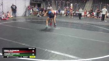 127 lbs 1st Place Match - Erika Sleznikow, Team Wisconsin vs Parker Martinez, Team Oklahoma