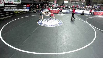150 lbs Cons. Sub-semis - Wesley Hayden, Bay Area Dragons Wrestling Center vs Roman Zelenka, Carlsbad High School Wrestling