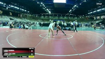 113 lbs Cons. Round 2 - Josh Sabbia, Oviedo vs Jose Callava, South Dade