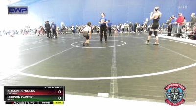 100 lbs Cons. Round 2 - Kixson Reynolds, Carthage vs Hudson Carter, Paola