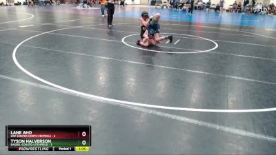 105 lbs Semis & 1st Wrestleback (8 Team) - Tyson Halverson, Dassel-Cokato-Litchfield vs Lane Aho, UNC (United North Central)