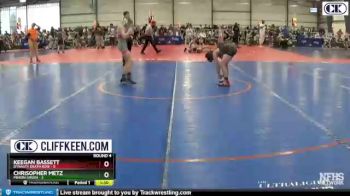 84 lbs Round 4 (6 Team) - Keegan Bassett, Dynasty Death Row vs Chrisopher Metz, Minion Green