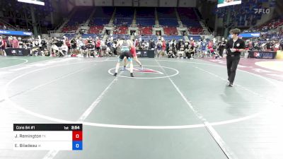 157 lbs Cons 64 #1 - Jared Remington, TX vs Easton Biladeau, IA