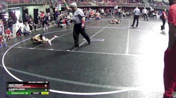 80 lbs Champ. Round 1 - Camryn Lewis, St Paul vs Jack DeHart, Nebraska Wrestling Academy