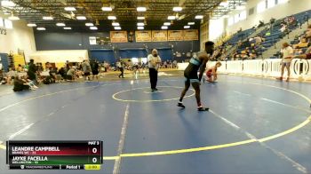 150 lbs Round 6 (8 Team) - LeAndre Campbell, Braves WC vs Jayke Facella, Wellington