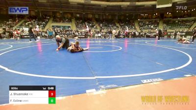 60 lbs Consi Of 8 #2 - Jasper Shuemake, Viking Wrestling Club vs Fletcher Exline, Hawkeye Wrestling Academy