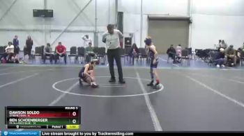 64 lbs Round 5 (8 Team) - Dawson Soldo, Xtreme Team vs Ben Schoenberger, PA Alliance Blue