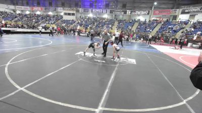 61 lbs Quarterfinal - Sier Del Real, Pomona Elite vs Paxton Swan, Wrestle To Win