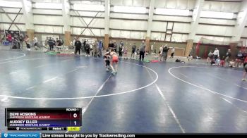 59-62 lbs Round 1 - Demi Hoskins, Sanderson Wrestling Academy vs Audrey Eller, Sanderson Wrestling Academy