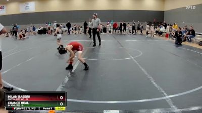 60 lbs Round 6 (10 Team) - Chance Beal, 84 Athletes vs Milan Bassiri, Capital City WC