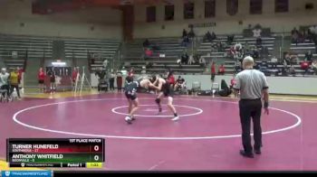 113 lbs Finals (2 Team) - Anthony Whitfield, Boonville vs Turner Hunefeld, Southridge
