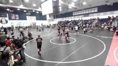 94-102 lbs Cons. Semi - Trinity Hunter Rouse, 951 Wrestling Club vs Khali O`Neil, Team Thunder