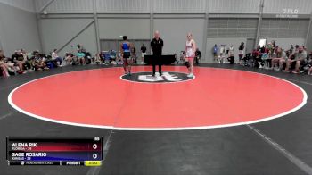 155 lbs Round 2 (8 Team) - Alena Rik, Florida vs Sage Rosario, Kansas