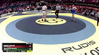 D2-215 lbs Cons. Round 1 - Grant Miller, West Holmes vs Braydon Isaacs, Franklin