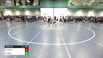 70 lbs Round Of 32 - Marco Lettini, NJ vs Carson Raper, NC