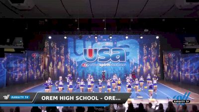Orem High School - Orem High Varsity Cheer [2022 Varsity Show Cheer Intermediate] 2022 USA Nationals: Spirit/College/Junior