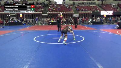 73 lbs Quarterfinal - Archer Lusby, Big Game Wrestling Club MT vs Reid Hoffman, Mine Yard Dogs Wrestling Club