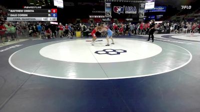 138 lbs Cons. Quarters - Matthew Orbeta, CA vs Dale Corbin, PA