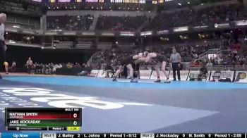 106 lbs Semifinal - Jake Hockaday, Brownsburg vs Nathan Smith, Southport