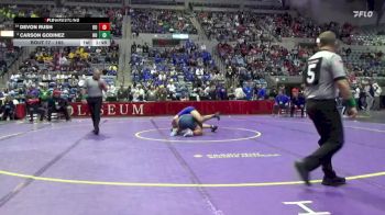 165 lbs Champ. Round 1 - Carson Godinez, Homestead vs Devon Rush, Kokomo