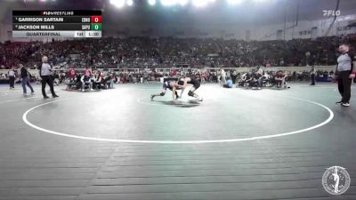 B6A-144 lbs Quarterfinal - Garrison Sartain, Edmond North vs Jackson Mills, Sapulpa