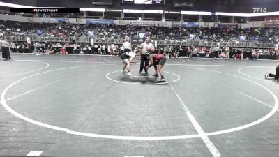 174 lbs Round Of 16 - Isaiah Bush, Belleville West vs Korben Johnson, Warrenton MO _ Warrenton High School