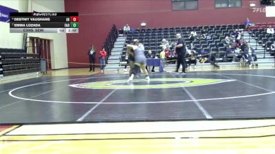 207 lbs Cons. Semi - Destiny Vaughans, Greensboro College vs Emma Lozada, Emory & Henry