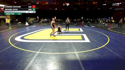 133 lbs Round Of 32 - Domenic Zaccone, Campbell vs Michael Joyce, Brown