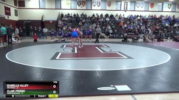 170 lbs Round 1 (3 Team) - Clair Priebe, Independence vs Isabelle Alley, Decorah