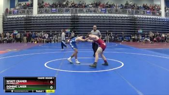 126 lbs Champ. Round 1 - Dominic Laker, Antwerp vs Wyatt Cramer, Columbia City