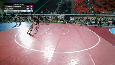 130 lbs Semis - SOBINA Clendaniel, Alaska vs Lilly May, Nevada